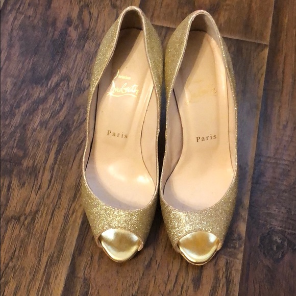 Christian Louboutin Shoes - CHRISTIAN LOUBOUTIN peep toe sandals 36.5